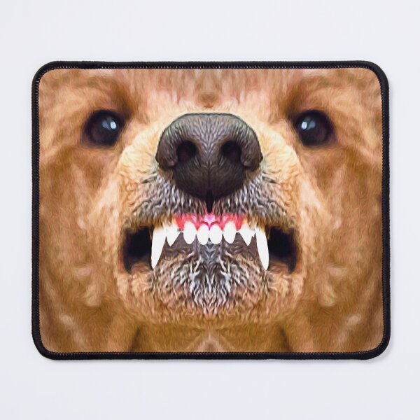 Item preview, Poodle snarling showing teeth angry Animals Gifts designed and sold by Dolphin Graphic.