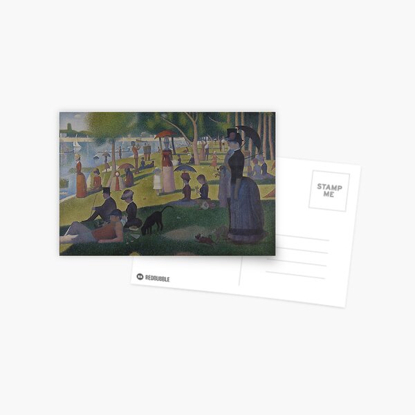 A Sunday on La Grande Jatte Postcard