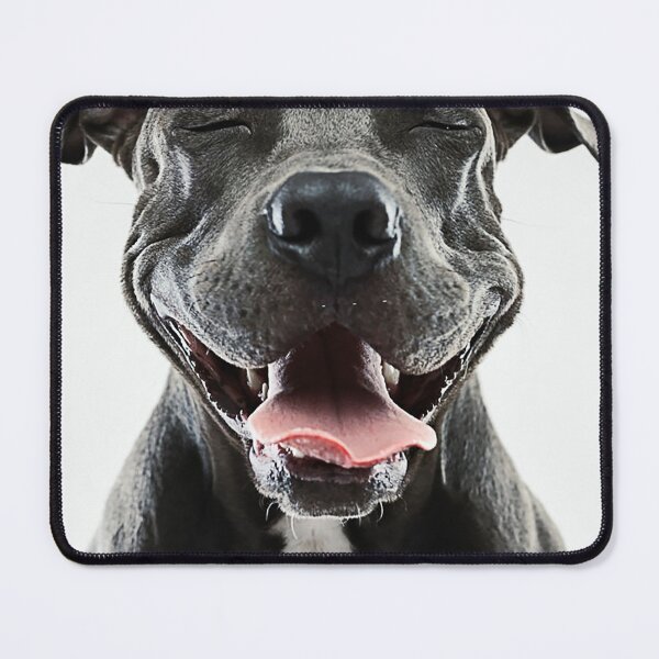 Item preview, Retrato de perro Pitbull con expresión humana Animales Regalos Seguro Protección facial que cubre Hombres Hombres designed and sold by Dolphin Graphic.