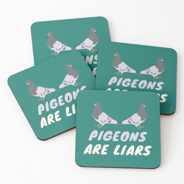 Item preview, Pigeons Are Liars Aren_t Real Spies Birds   designed and sold by TuXiangZi.