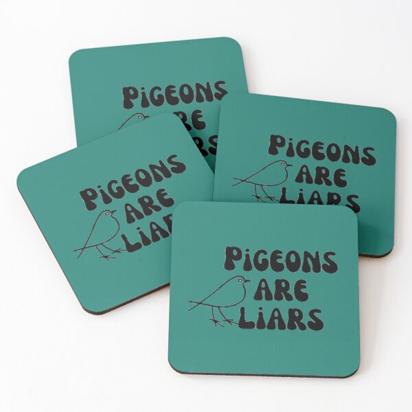 Item preview, Pigeons are liars, birds arent real    designed and sold by TuXiangZi.