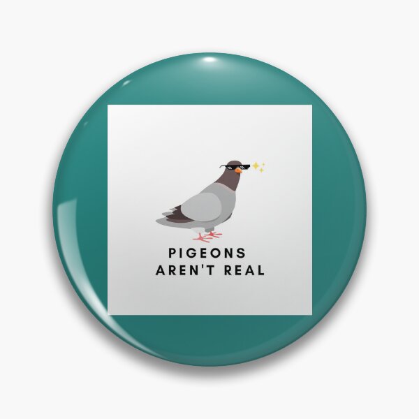 Item preview, Pigeons Aren_t Real, It Flies It Spies Chiffon Top designed and sold by TuXiangZi.