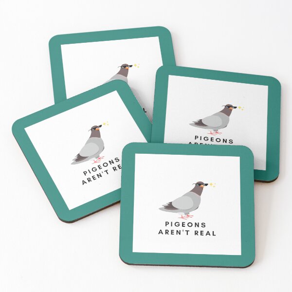Item preview, Pigeons Aren_t Real, It Flies It Spies Chiffon Top designed and sold by TuXiangZi.