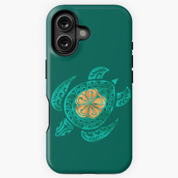 Item preview, Maui Plumeria Watercolor Turtle designed and sold by sunnthreads.