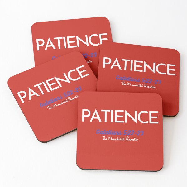Item preview, The Fruit of The Spirit Patience - Red and White designed and sold by TheReporter1.
