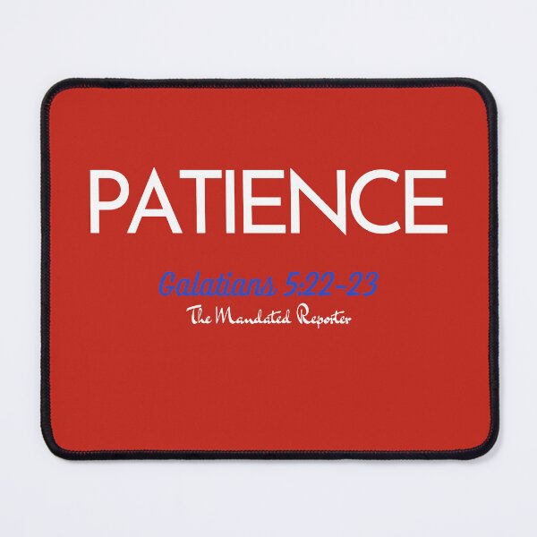 Item preview, The Fruit of The Spirit Patience - Red and White designed and sold by TheReporter1.