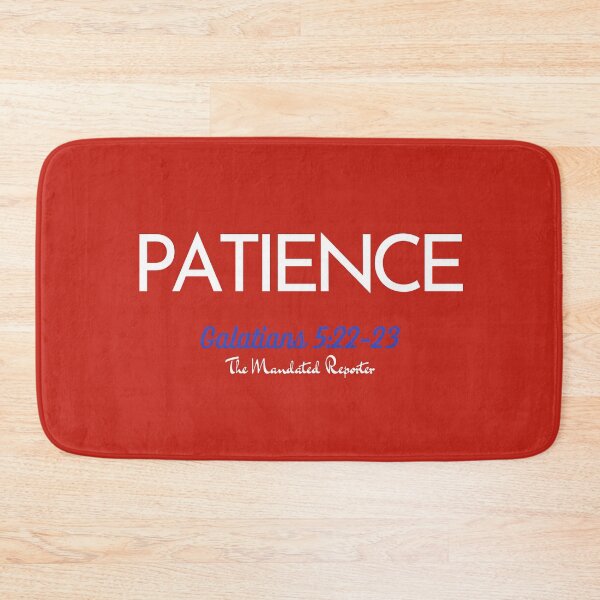 Item preview, The Fruit of The Spirit Patience - Red and White designed and sold by TheReporter1.