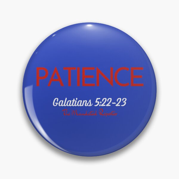Item preview, The Fruit of The Spirit Patience - Blue and Red designed and sold by TheReporter1.