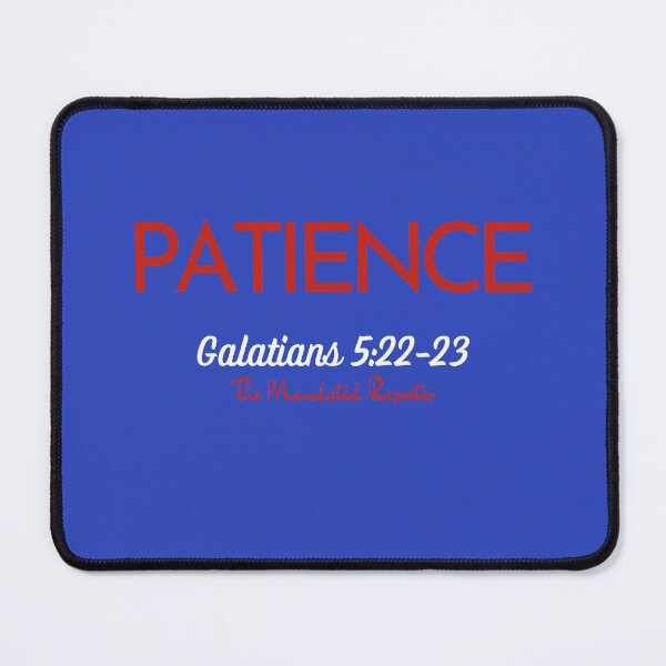 Item preview, The Fruit of The Spirit Patience - Blue and Red designed and sold by TheReporter1.