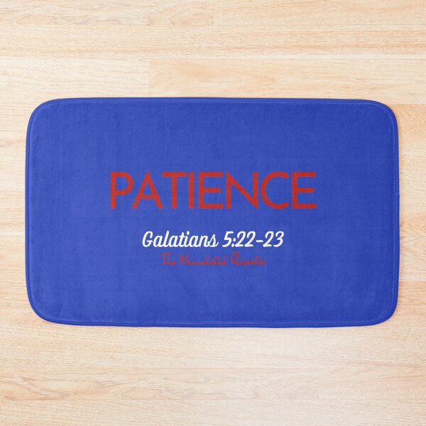 Item preview, The Fruit of The Spirit Patience - Blue and Red designed and sold by TheReporter1.