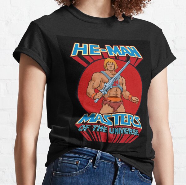 Old Skeletor and He-man Fighting Adult T Shirt 