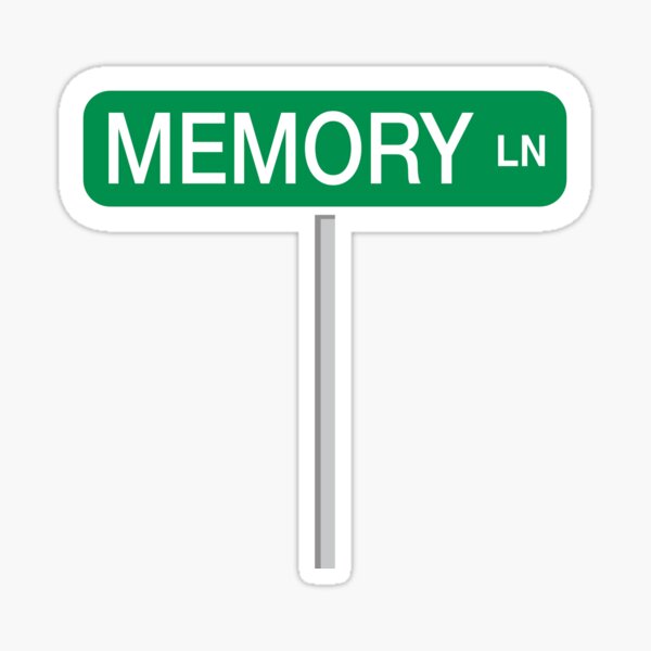 Memory Lane - Words - Embossed Stickers