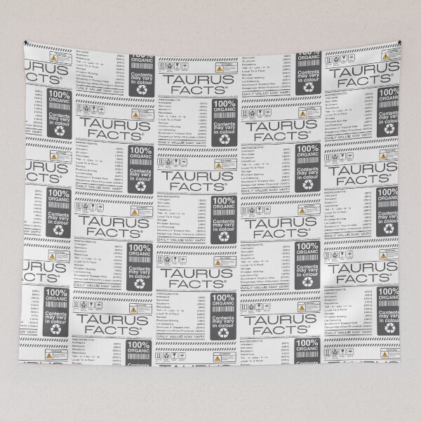 Item preview, warning Taurus horoscope Facts Astrological Zodiac designed and sold by bestdesign4u.