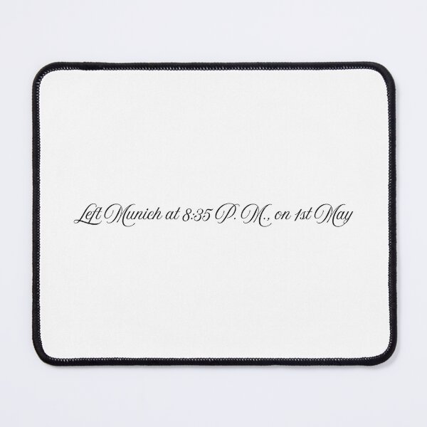 Item preview, Dracula Opening Line: Left Munich at 8:35 P. M., on 1st May designed and sold by rissidesigns.