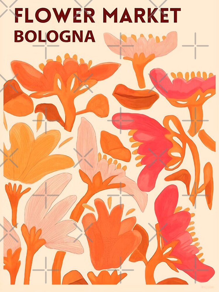 "Bologna Special Flower" Sticker for Sale by berylrodriguez Redbubble