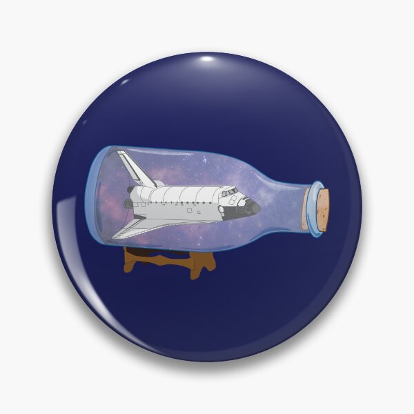 Item preview, (Space)Ship in a Bottle designed and sold by oddgoosedesigns.