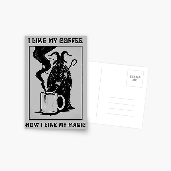 Black Magic Postcard