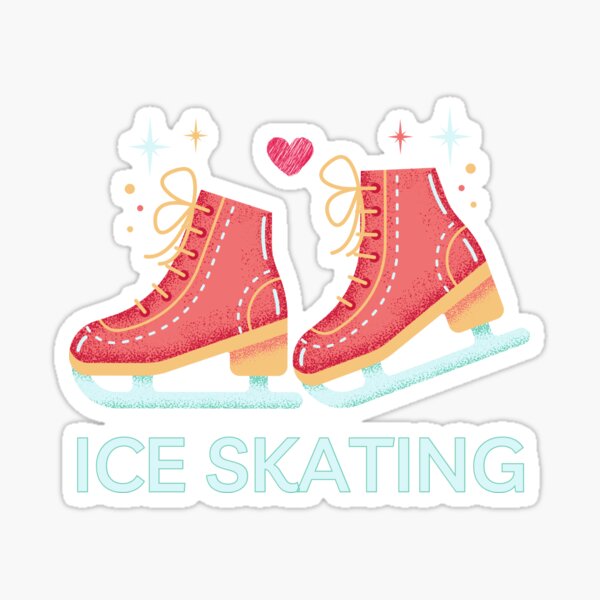 I'd Rather Be Ice Skating with Skating Boot Image Printed on Ladies Purple Socks 