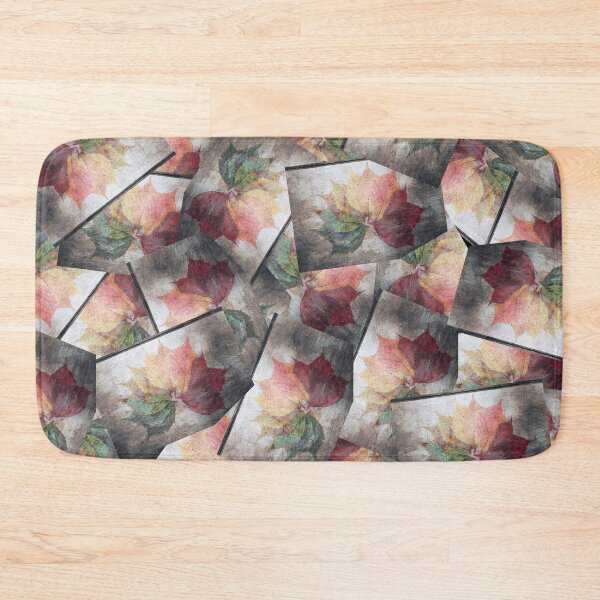 Item preview, Fall Leaves Patchwork Pattern  designed and sold by Artbytinavaughn.