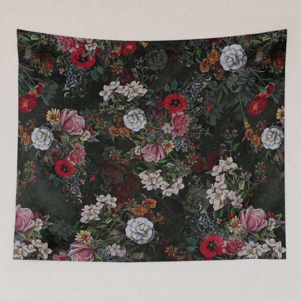 Item preview, Botanical Flowers IV Dark  designed and sold by RIZA PEKER.