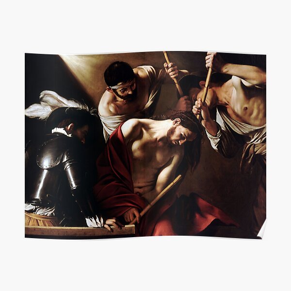 Caravaggio The Crowning with Thorns Poster