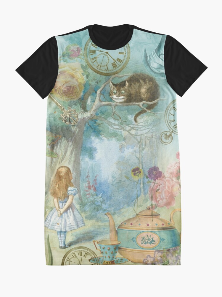 Alternate view of Wonderland Graphic T-Shirt Dress