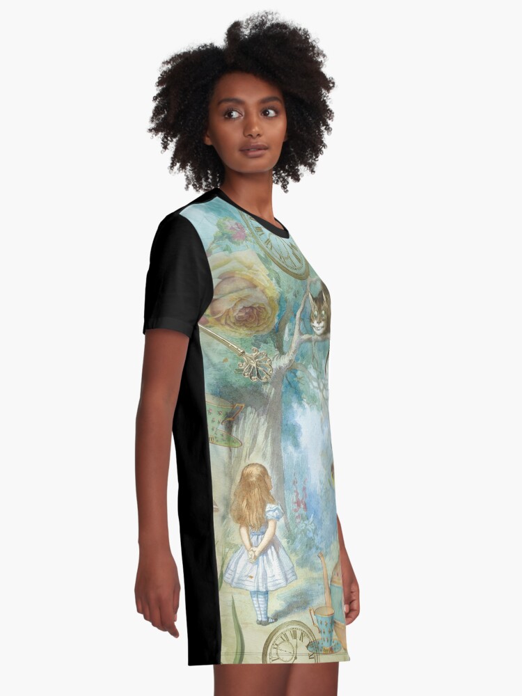 Alternate view of Wonderland Graphic T-Shirt Dress