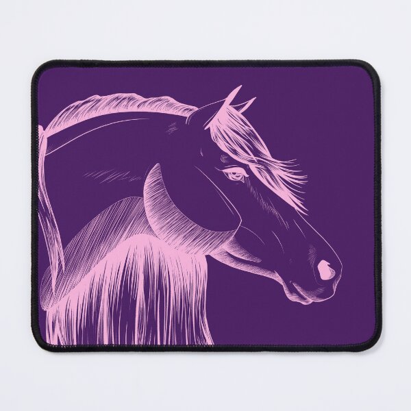 Item preview, Pink Graceful Horse Sketch designed and sold by Lady-Lilac.