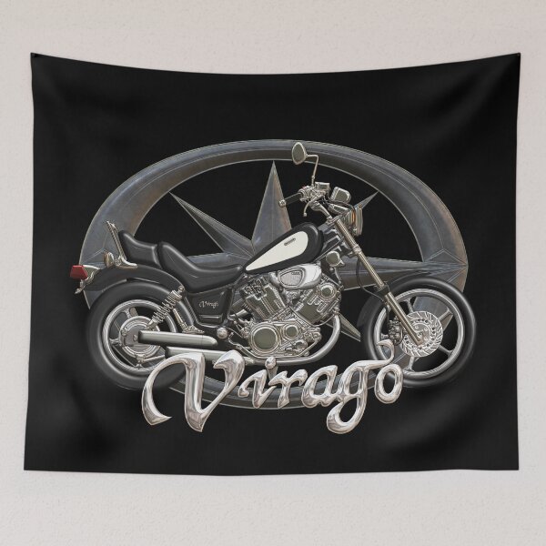 Item preview, Virago XV 1100 black star designed and sold by KlaraBubble.