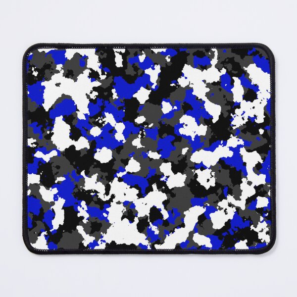 Item preview, White Blue Camouflage designed and sold by Tshirtstory.