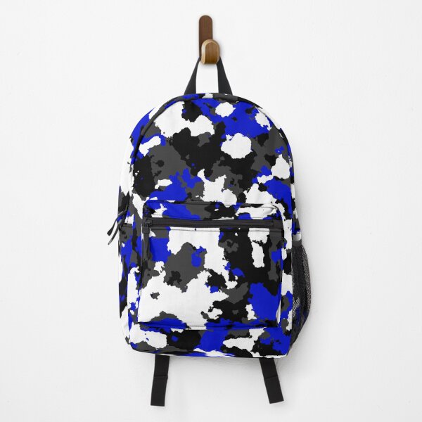 Item preview, White Blue Camouflage designed and sold by Tshirtstory.