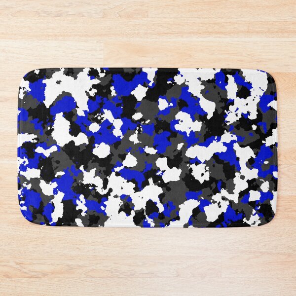 Item preview, White Blue Camouflage  designed and sold by Tshirtstory.