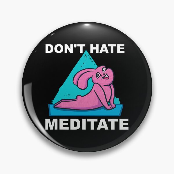 Item preview, Rabbit Yoga Funny Bunnie In Yoga Sticker designed and sold by felyn3gloria.
