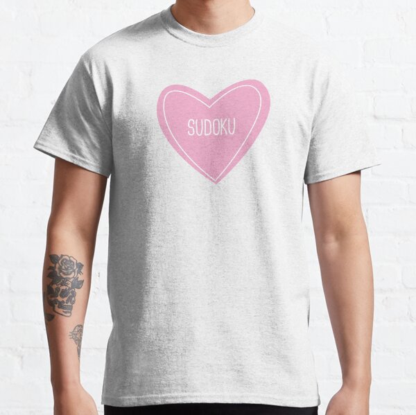 Item preview, Sudoku heart designed and sold by teesaurus.