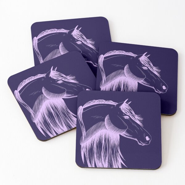 Item preview, Purple Graceful Horse Sketch designed and sold by Lady-Lilac.