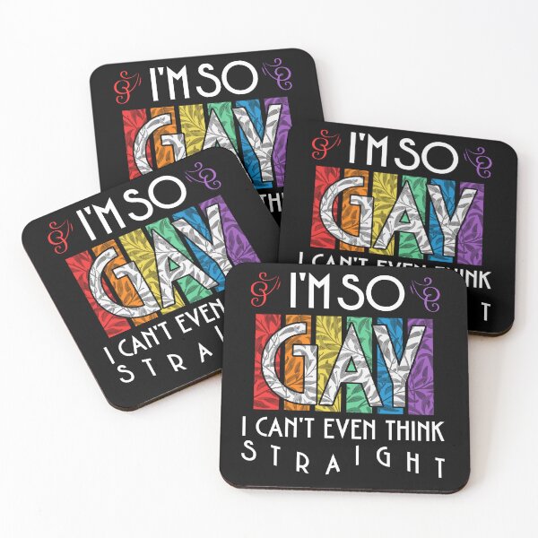 Item preview, I'm So Gay I Can't Even Think Straight LGBTG Pride Month designed and sold by S-JDesigns.