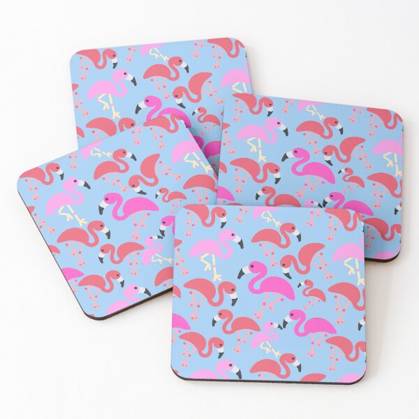 Artikelvorschau, Flamingo-Musterdesign entworfen und verkauft von The magic Yellow bus.