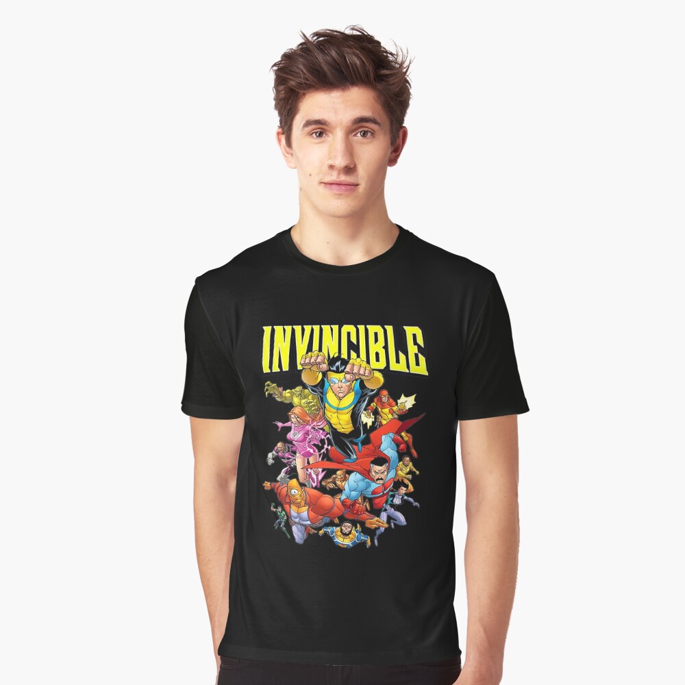 Invincible T Shirt 100% Pure Cotton Invincible 2021 Invincible Wiki  Invincible Wallpaper Invincible Tv Show Invincible Show The - AliExpress