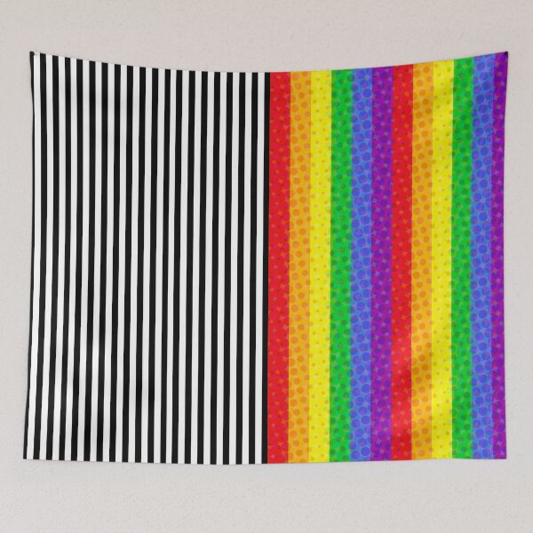 Item preview, Stripes and Rainbows designed and sold by amandartwork.