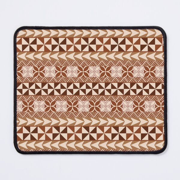 Item preview, Pasifika Sataoa Pattern - Brown Beige Tan designed and sold by lolomastudio.