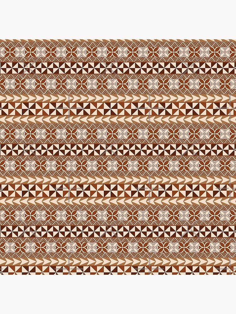 Fonulei Pattern - Tongan Ngatu Art Board Print for Sale by lolomastudio