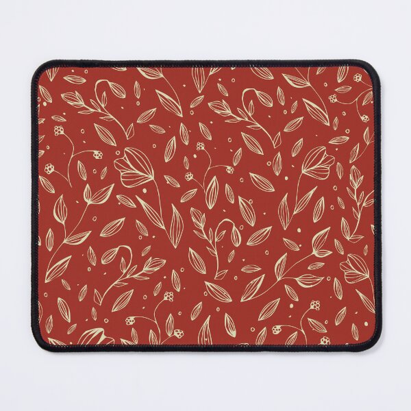 Item preview, Autumn Red Floral Pattern designed and sold by cherishakayart.