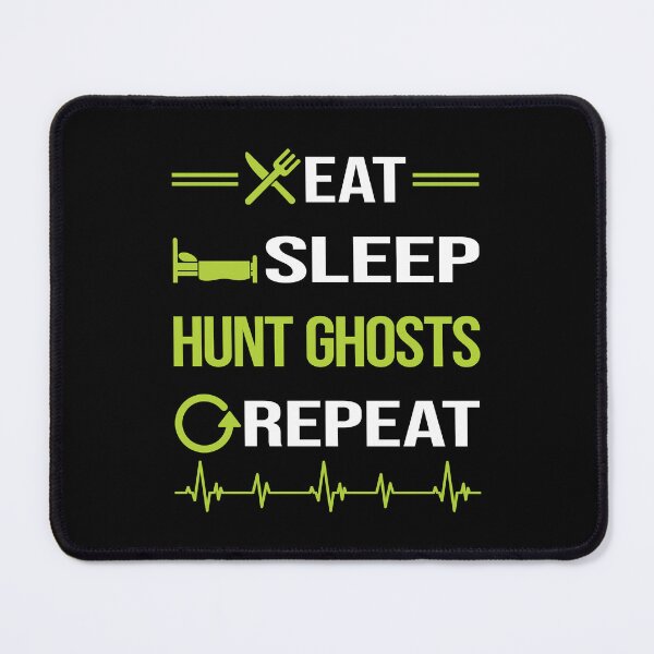 Item preview, Funny Eat Sleep Repeat Ghost Hunting Paranormal designed and sold by HappyTshirt1239.