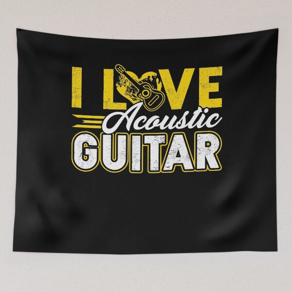 Item preview, I Love Acoustic Guitar designed and sold by UnknownArtistt.