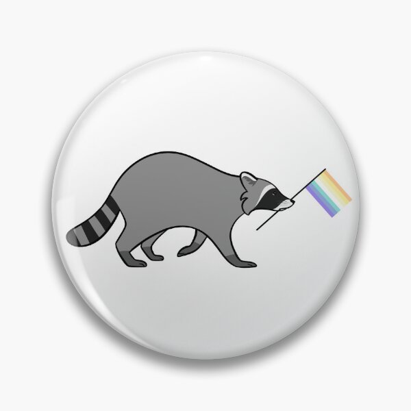 Item preview, Genderfaun Pride Raccoon designed and sold by Oreo-Lynx.