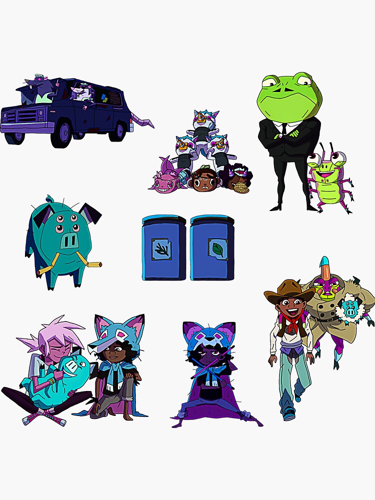 "Kipo And The Age Of Wonderbeasts Large Kipo" Sticker for Sale by