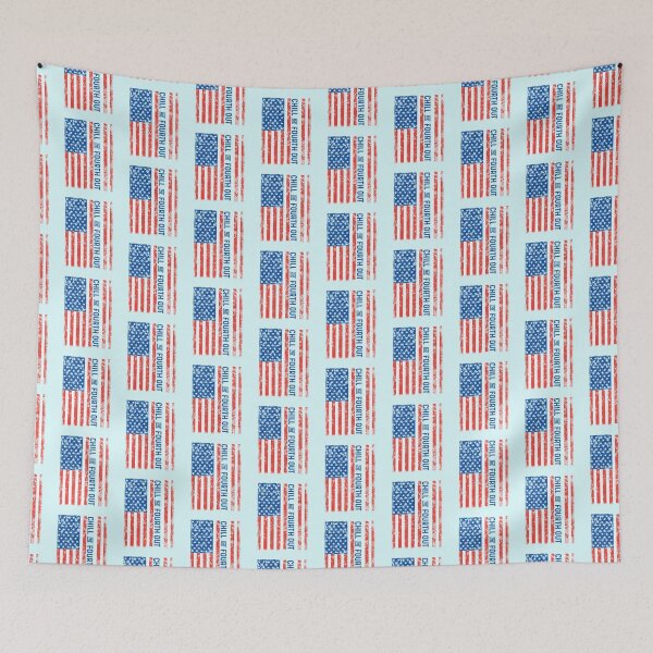Item preview, chill the 4th out 4th july pun  designed and sold by champagnemoment.