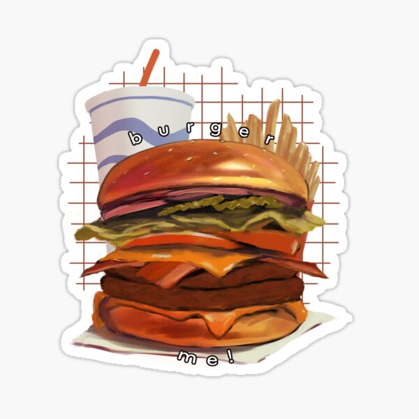 Burger Me! Sticker