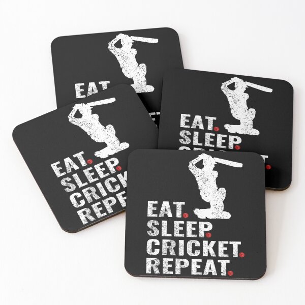 Item preview, Eat Sleep Cricket Repeat   designed and sold by D4Biz.