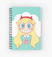 Cuaderno de espiral estrella contra las fuerzas del mal
